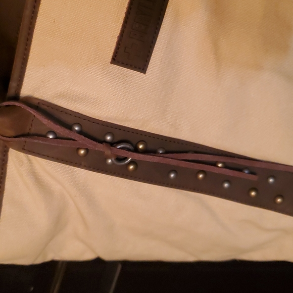 Beryll Canvas and Leather Tote made in USA, Very Good Condition - Picture 3 of 8